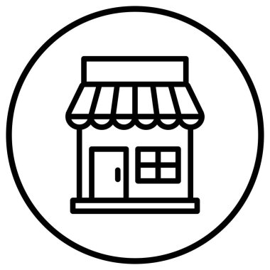 Depo Vektörü Simgesi Tasarım İllüstrasyonuName