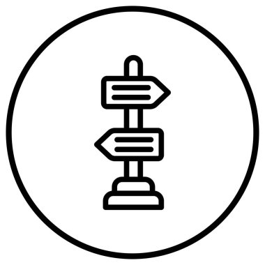 İmza Vektörü Simgesi Tasarım İllüstrasyonu