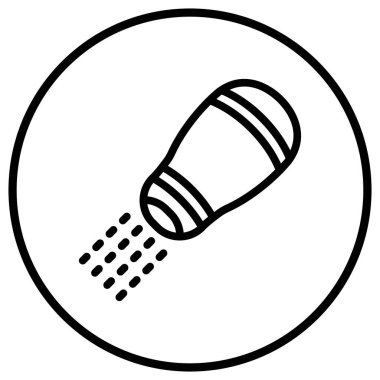 Tuz Karıştırıcı Vektör Simgesi Tasarım İllüstrasyonu