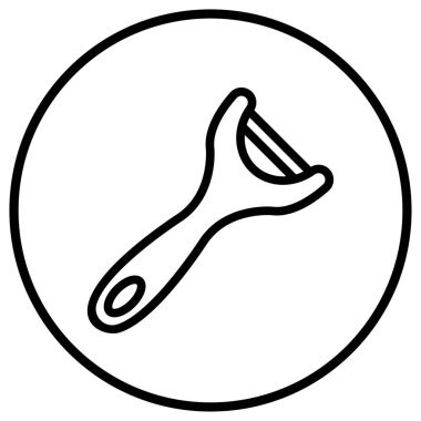 Şişe Açıcı Vektör Simgesi Tasarım İllüstrasyonu