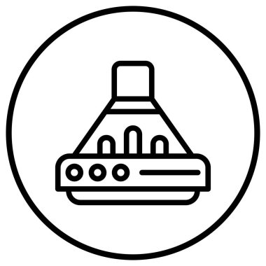 Ayıklayıcı Vektör Simgesi Tasarım İllüstrasyonu