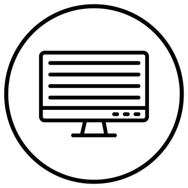 Çevrimiçi İşe Alma Vektörü Simgesi Tasarım İllüstrasyonu