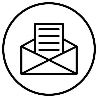 Harf Vektörü Simgesi Tasarım İllüstrasyonu