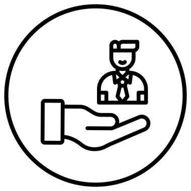 Değer Vektörü Simgesi Tasarım İllüstrasyonu