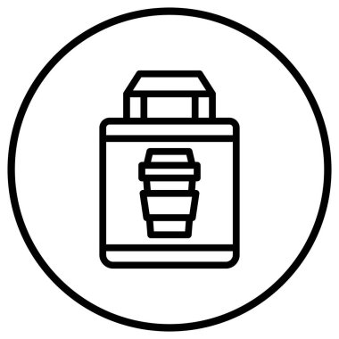 Uzaktaki Vektör Simgesini Al Tasarım İllüstrasyonu