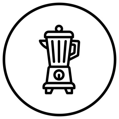 Blender Vektör Simgesi Tasarım İllüstrasyonu