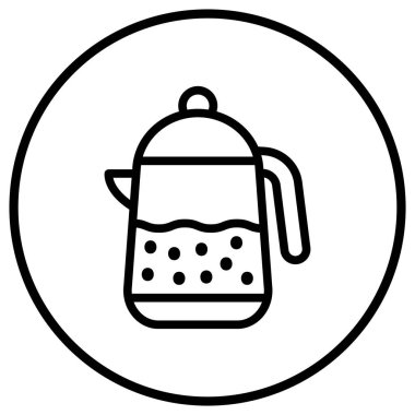 Percolator Vektör Simgesi Tasarım İllüstrasyonu