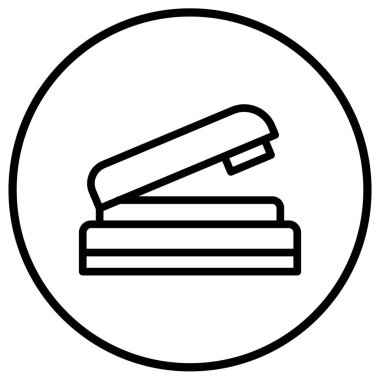 Zımba Vektörü Simgesi Tasarım İllüstrasyonu