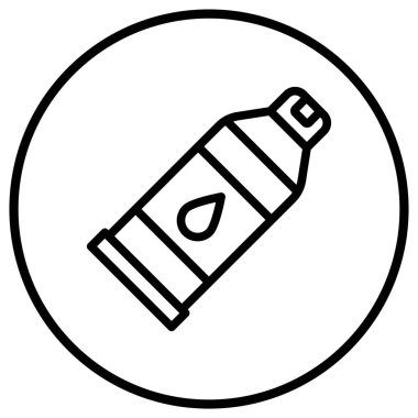 Acrylics Vektör Simgesi Tasarım İllüstrasyonu