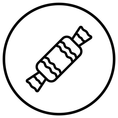 Şekerleme Vektörü Simgesi Tasarım İllüstrasyonu