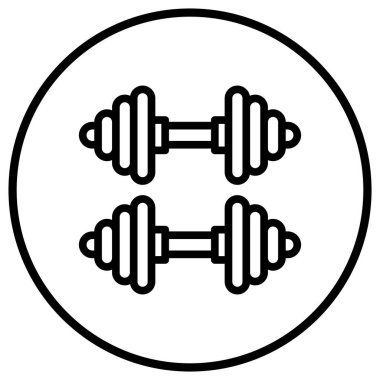 Halter Vektörü Simgesi Tasarım İllüstrasyonu