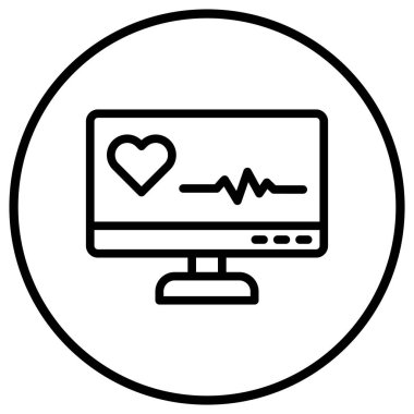 Masaüstü Vektör Simgesi Tasarım İllüstrasyonu