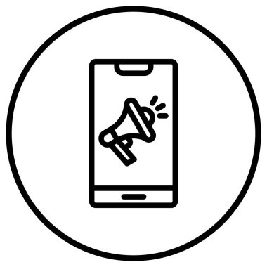 Eylem Vektörü Simgesi Tasarım Çizimine Çağrı