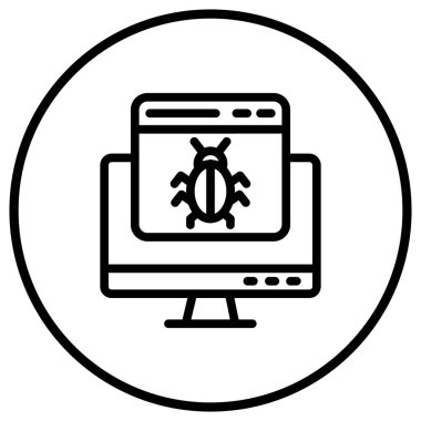 Hata Vektörü Simgesi Tasarım İllüstrasyonu