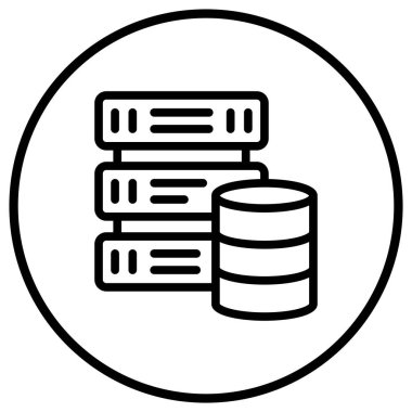 Veri güdümlü Vektör Simgesi Tasarım İllüstrasyonu