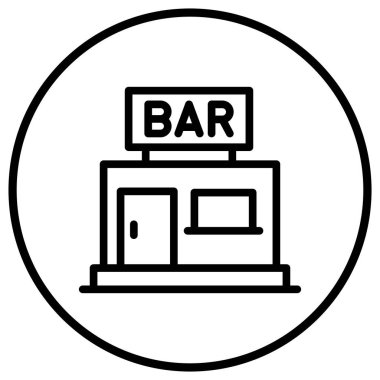 Çubuk Vektör Simgesi Tasarım İllüstrasyonu