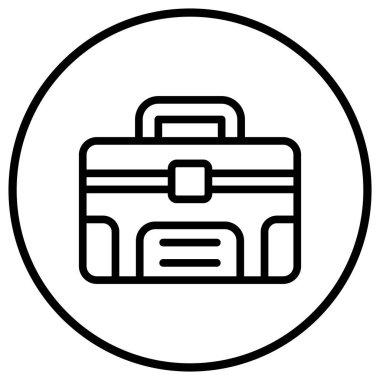 Çanta Vektör Simgesi Tasarım İllüstrasyonu