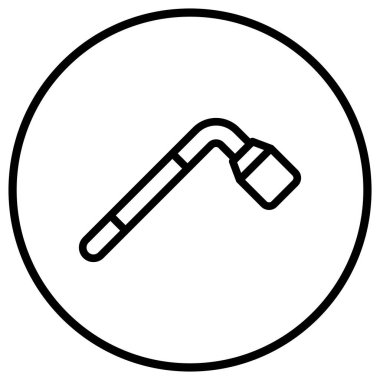 Allen Anahtarı Vektör Simgesi Tasarım İllüstrasyonu