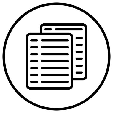 Yazım Vektörü Simgesi Tasarım İllüstrasyonu