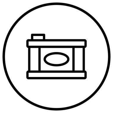 Korunmuş Vektör Simgesi Tasarım İllüstrasyonu