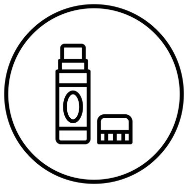 Yapıştırıcı Vektörü Simgesi Tasarım İllüstrasyonu