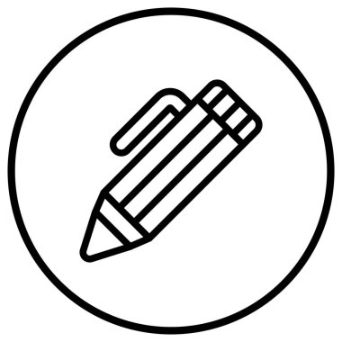 İşaretleyici Vektör Simgesi Tasarım İllüstrasyonu