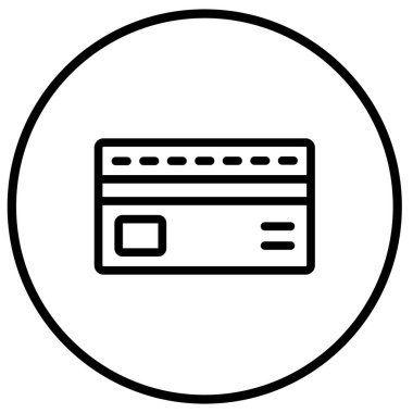 Kart Vektörü Simgesi Tasarım İllüstrasyonu