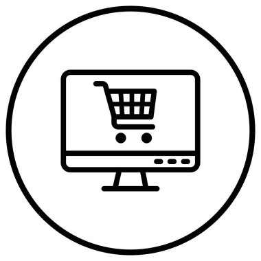 Etrade Vektör Simgesi Tasarım İllüstrasyonu