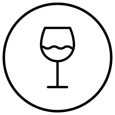 Cam Vektör Simgesi Tasarım İllüstrasyonu