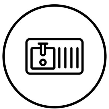 Mutfak Lavabo Vektörü Simgesi Tasarımı Çizimi