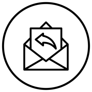 Vektör Simgesi Tasarım Resmine Yanıtla