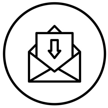 Arşiv Vektörü Simgesi Tasarım İllüstrasyonu