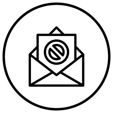 Gizli Vektör Simgesi Tasarım İllüstrasyonu