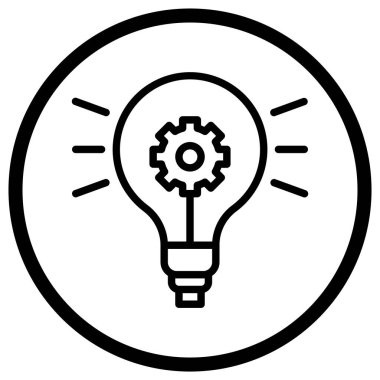 İş Fikri Vektörü Simgesi Tasarım İllüstrasyonu