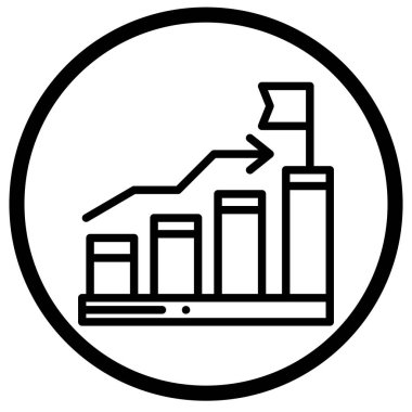 İş Başarı Vektörü Simge Tasarımı İllüstrasyonu