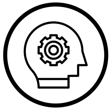 Yönetim Vektörü Simgesi Tasarım İllüstrasyonu