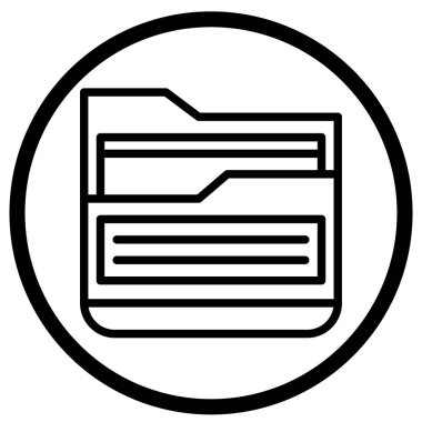 Dizin Vektörü Simgesi Tasarım İllüstrasyonu