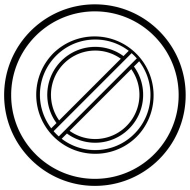 Vektör Simgesi Tasarım Resmini rahatsız etmeyin