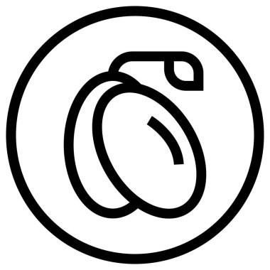 Jambul Vektör Simgesi Tasarım İllüstrasyonu