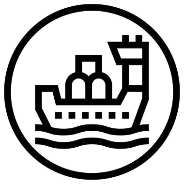 Sondaj Teknesi Vektör Simgesi Tasarımı Çizimi