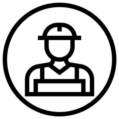 Çalışma Vektörü Simgesi Tasarım İllüstrasyonu