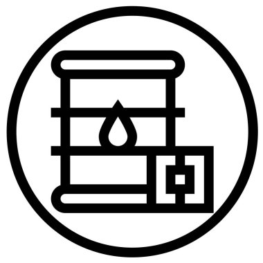 Varil Grafiği Vektör Simgesi Tasarım Çizimi