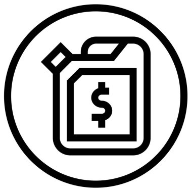 Yağ Fiyat Vektörü Simgesi Tasarım ResmiComment