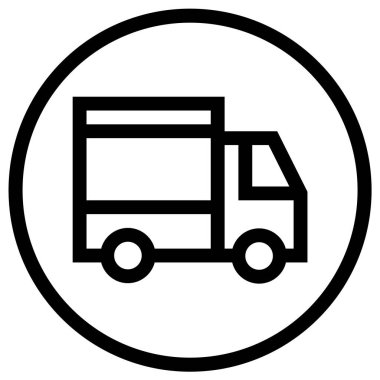 Gıda Teslimatı Vektör Simgesi Tasarım Çizimi