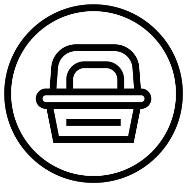 Beslenme Kutusu Vektör Simgesi Tasarım İllüstrasyonu