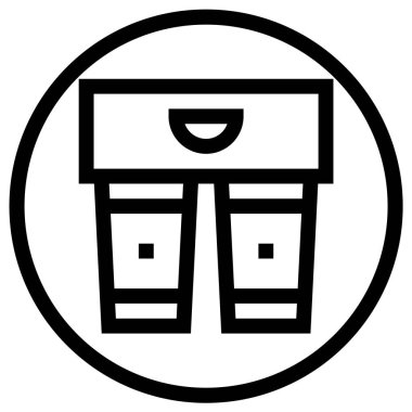 Cup Taşıyıcı Vektör Simgesi Tasarımı