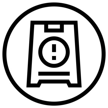 Dikkat işareti Vektör Simgesi Tasarım İllüstrasyonu