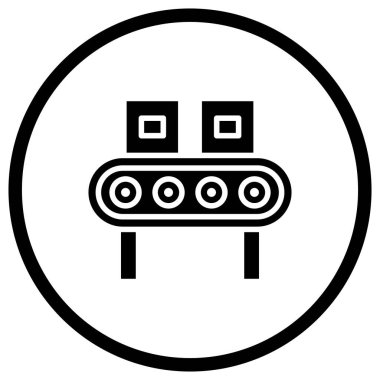 Taşıyıcı Vektör Simgesi Tasarım İllüstrasyonu