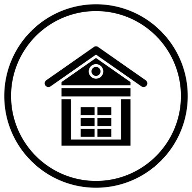 Depo Vektörü Simgesi Tasarım İllüstrasyonu