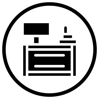 Para sayacı Vektör Simgesi Tasarım İllüstrasyonu